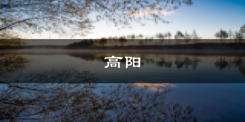 高阳天气预报未来一周