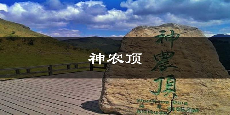 神农顶今日天气