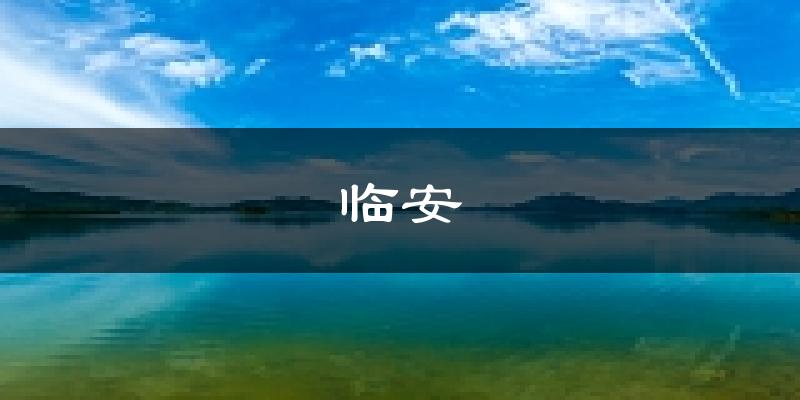 临安天气预报未来一周