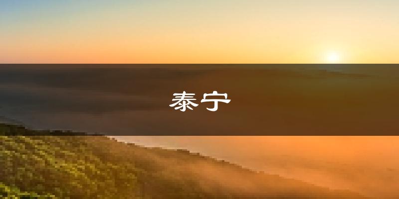 泰宁天气预报未来一周