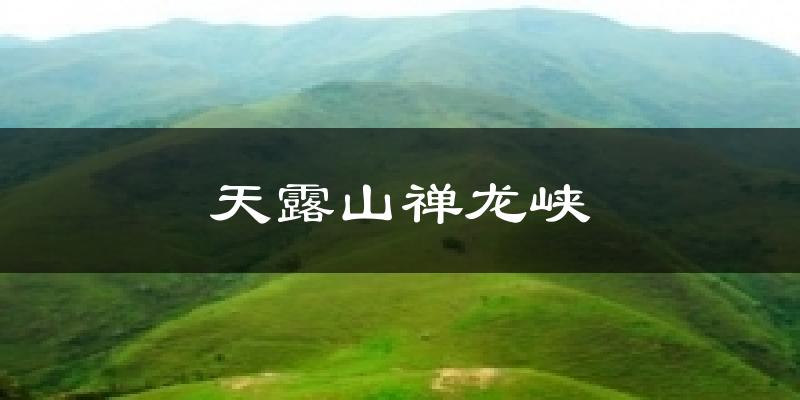 天露山禅龙峡气温